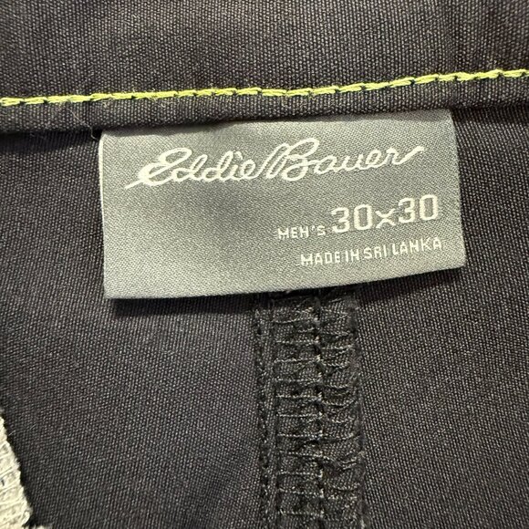 Eddie Bauer Men’s Black Lightweight Nylon Travel Hiking Pants Outdoor Sz 30x30 - Picture 6 of 10